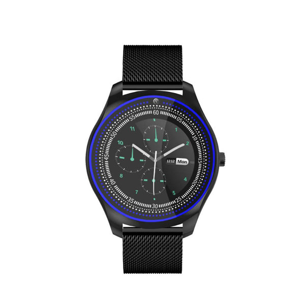 Smart Watch Health Monitoring Smart Reminder Smartwatch Stainless Steel Strap Support Card Wristband Watch